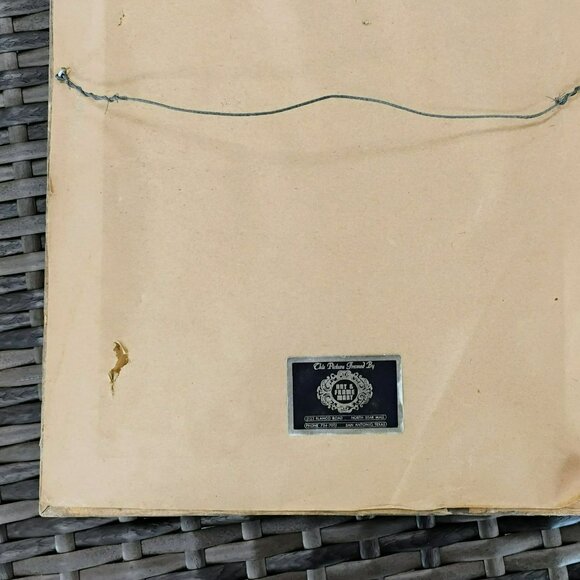 Vintage Framed Desert Landscape Oil Painting signed Anna Neese, 70s Original Art - Picture 3 of 10